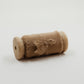 Silk Ribbon 2 Inch Caramel Color Hand Dyed in Small Batches Raw Edge