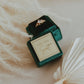 Your Rings Will Look Great Coming Down the Aisle in a Velvet Ring Box Personalized with Each of Your Names