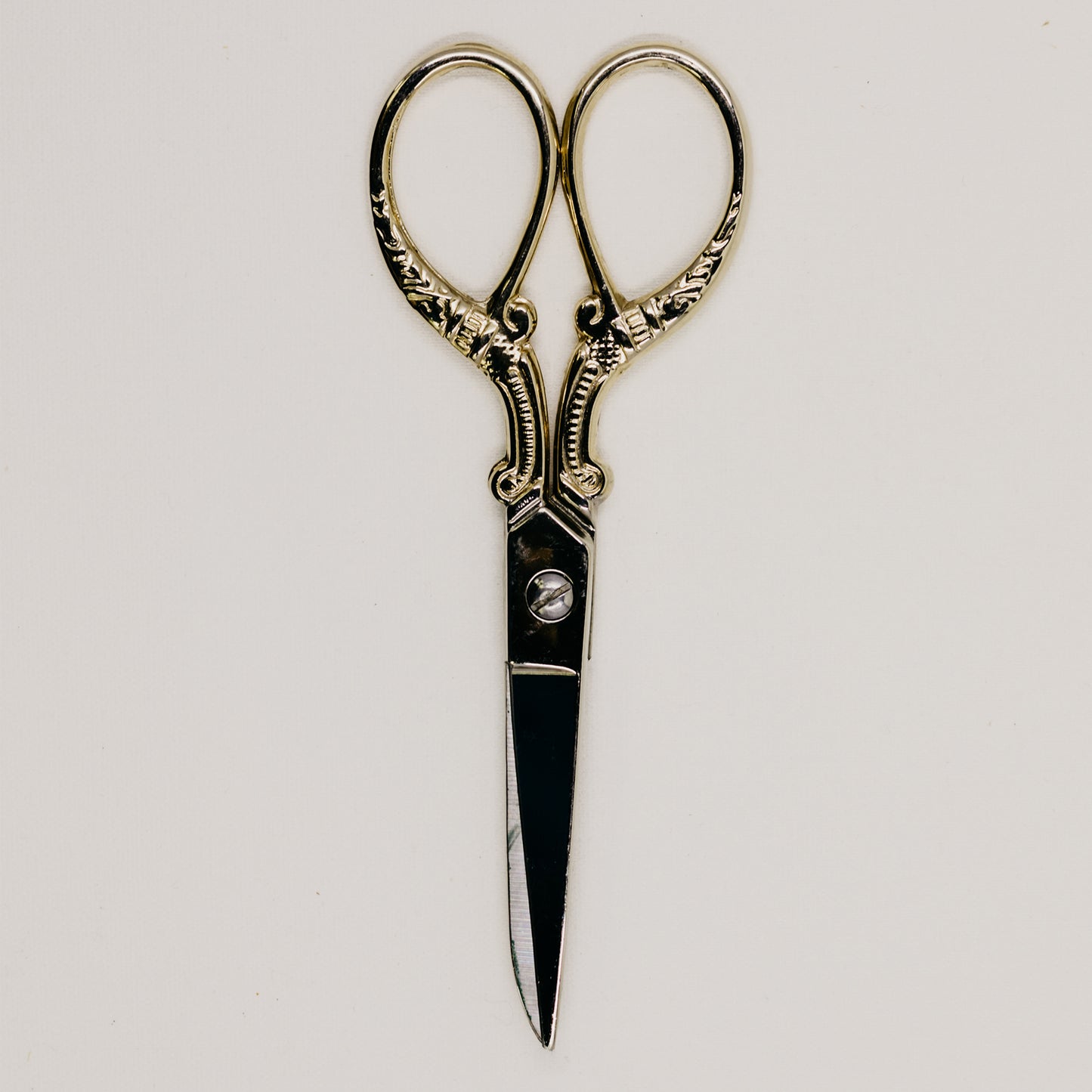 Gold Finish Flat Lay Styling Scissors for Wedding Photography