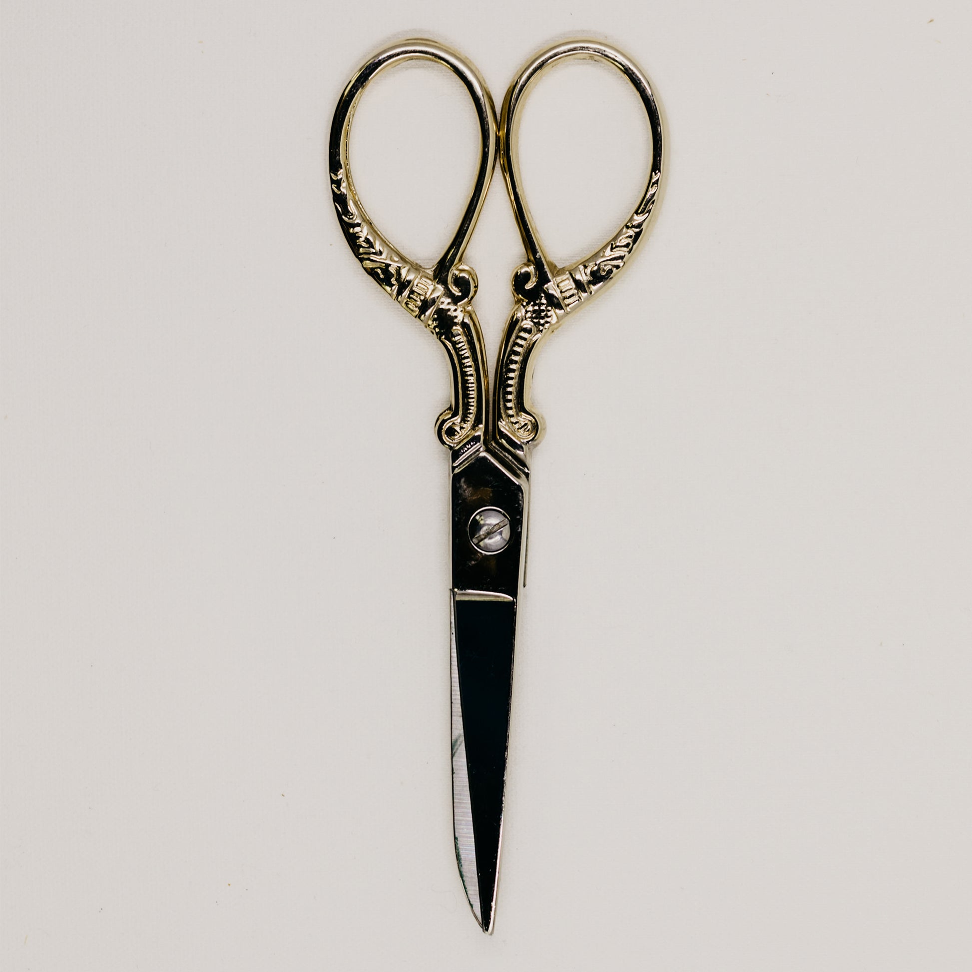 Gold Finish Flat Lay Styling Scissors for Wedding Photography