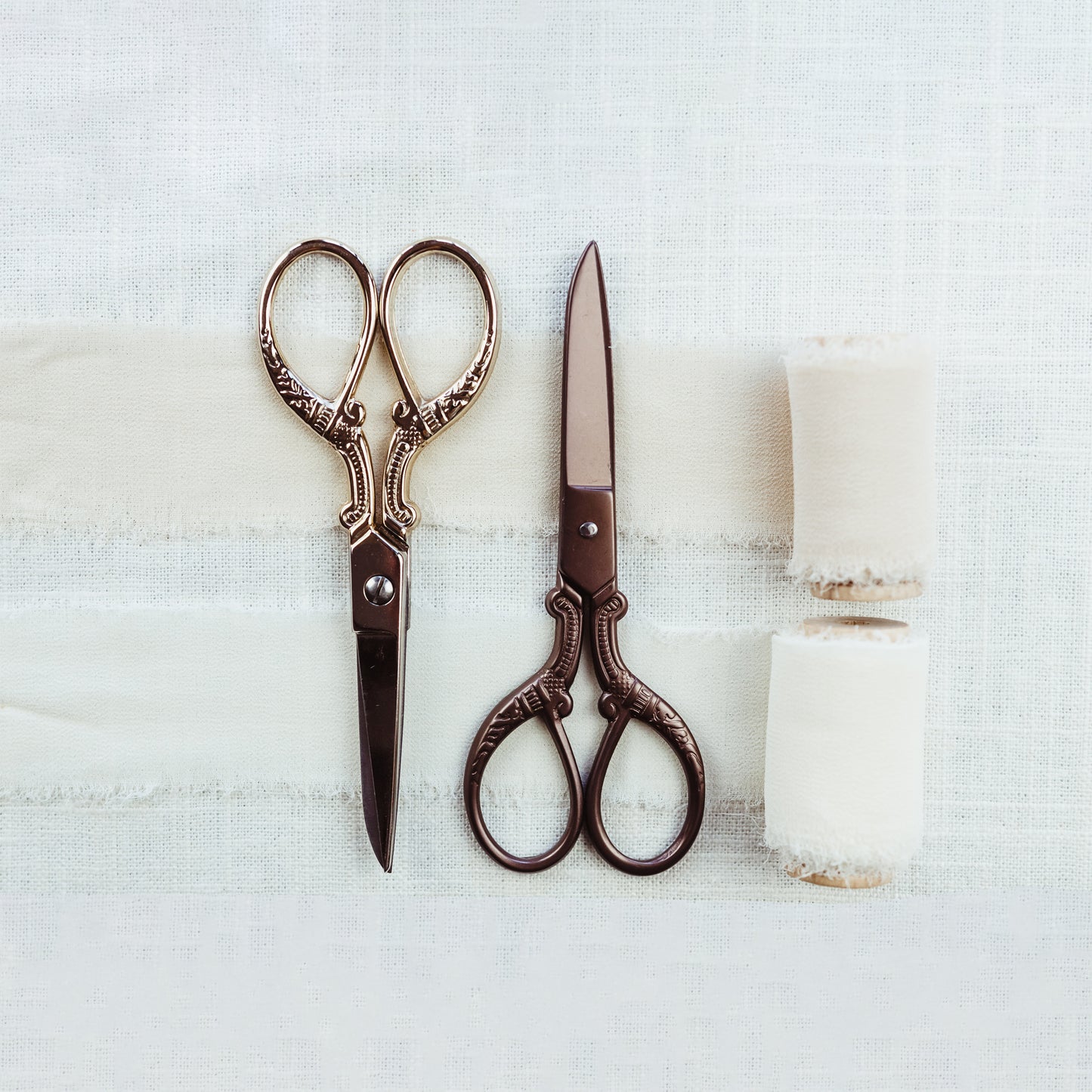 Gold and Bronze Vintage Style Photography Styling Scissors