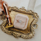 Vintage Style Ring Dish for Wedding Detail Flat Lay Photography with Antique Gold Finish