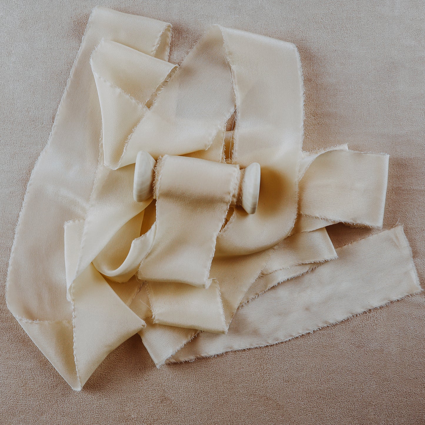 Peach Silk Ribbon 2 Inch Wide for Wedding Decor