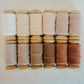 Beautiful and delicate silk ribbon for styling wedding invitations and wrapping bouquets and boutonnieres