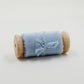 Blue hand dyed silk wedding ribbon