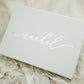 Bridesmaid Gift Box with Personalized Name in Calligraphy