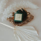 Show Off Your Rings in a Beautiful Velvet Ring Box Personalized with Each of Your Names to Keep Them Safe for the Wedding Day and Beyond