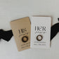 Handmade, pocket-sized vow books (3.5"x5.5") with printed personalization, including names and wedding date, soft touch cover