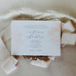 Silk ribbon for styling wedding invitations