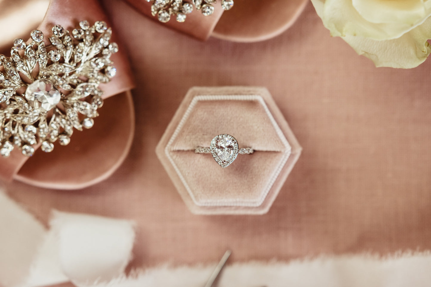 Say I Do in Style with a Soft Velvet Ring Box in Her Favorite Color to Keep your Rings Safe and Sound for the Wedding and Beyond