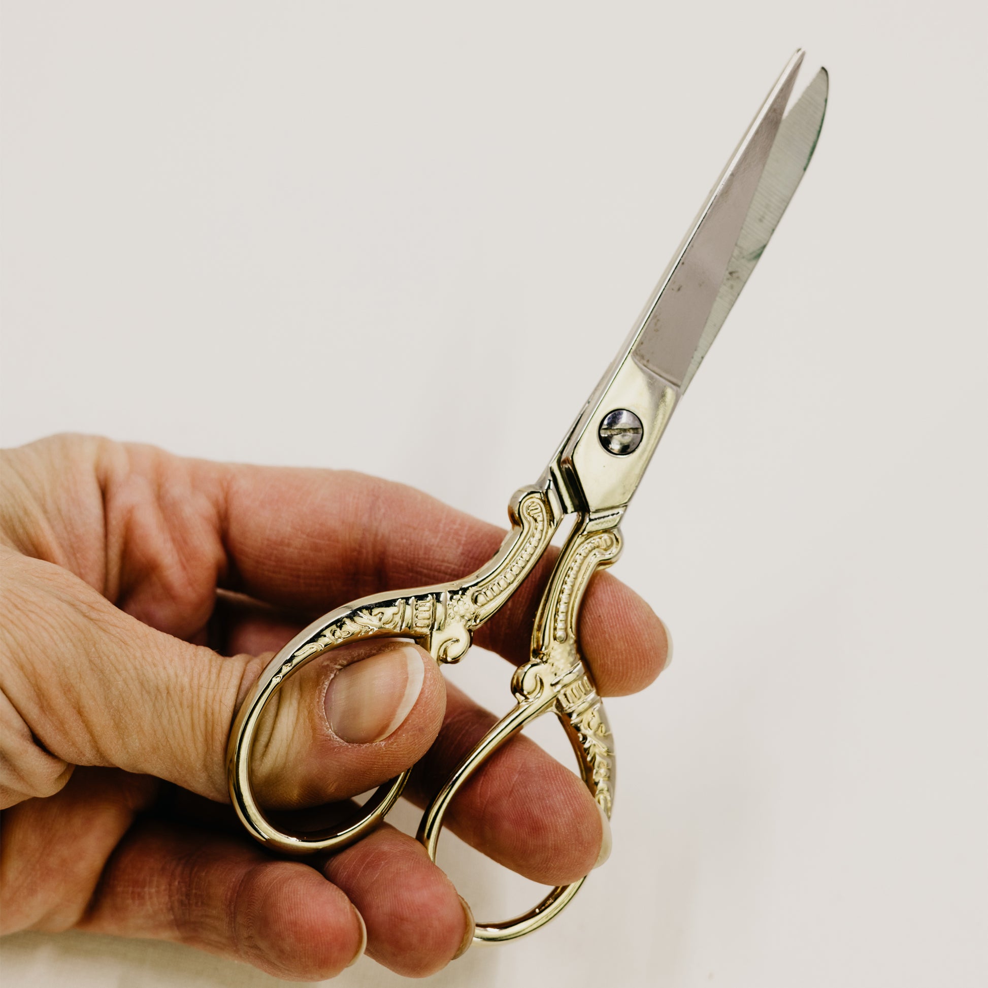 Gold Finish Flat Lay Photography Styling Scissors