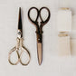 Flat Lay Photography Styling Scissors in Gold or Bronze Finish